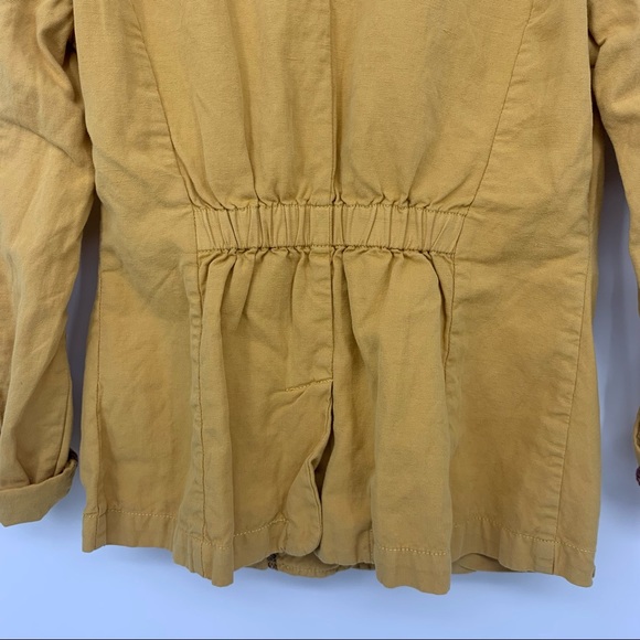 Cartonnier Yellow Nepal Safari Utility Jacket SZ 4 - Picture 10 of 14